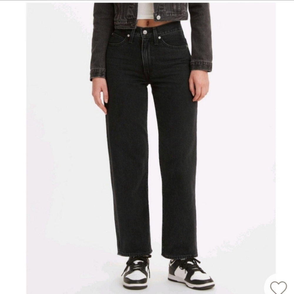 NWT Levi's '94 Baggy Black Jeans Size 24 x 31 Vintage Inspired